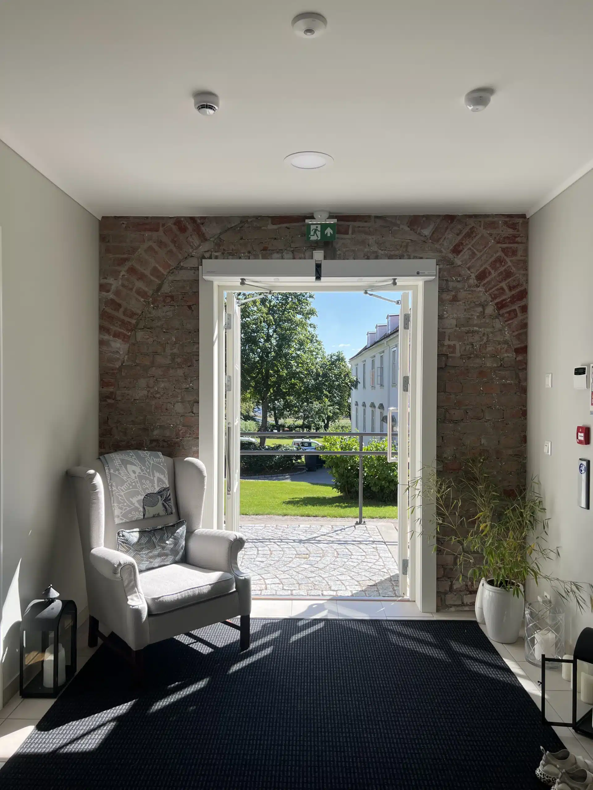 Inngang betjeningsbolig Borregaard Hovedgård